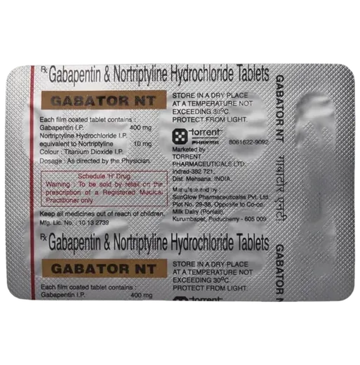 gabator nt 400mg tablet 10's